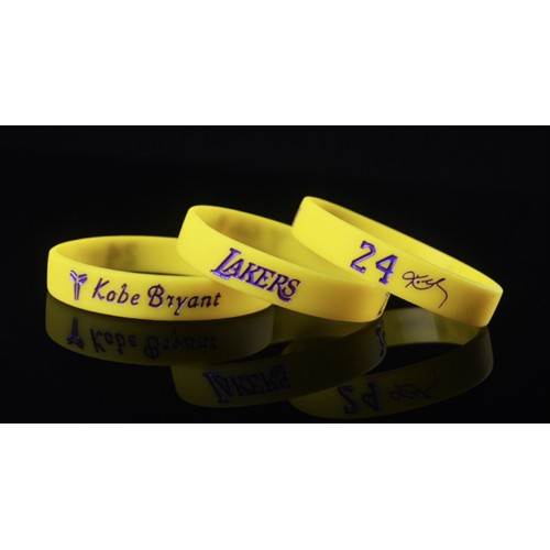 Silicone wristband, embossed or debossed with logo