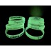 Silicone wristband, one color print with logo